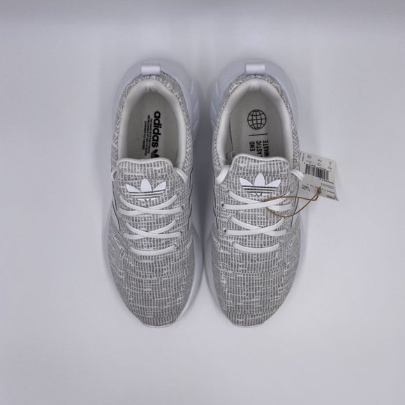 Adidas Swift Run 22 Grey / White Womens Shoes - Picture 4 of 8